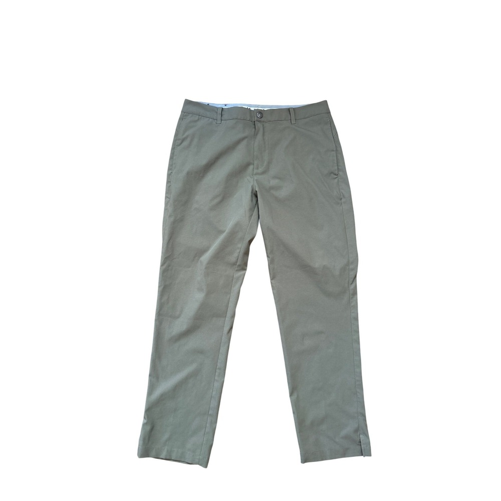 Puma Olive Green Straight-Leg Pants